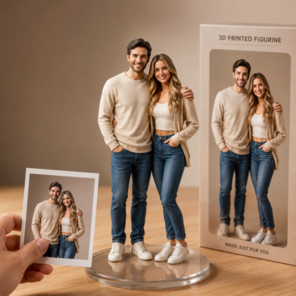 Turn Your Photo into a Hyper-Realistic Full-Color Resin Figurine – 3D Printed Statue